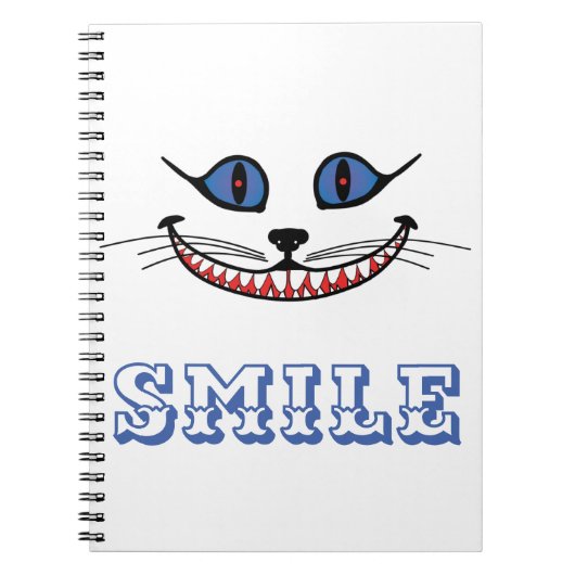 Carnet Cheshire Chat Smile (Devant)