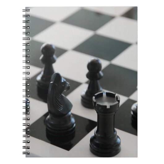 Carnet Chess Board and Pieces Notebook (Devant)