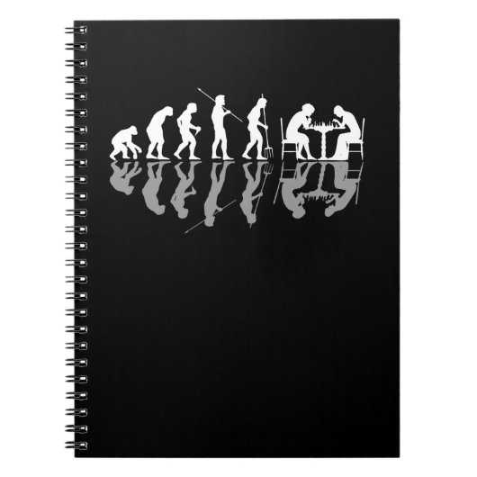 Carnet Chess Evolution Chessboard Lover Chess Gamer (Devant)