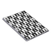 Carnet Chess Pieces Design Spiral Notebook (Côté Droit)