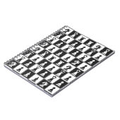 Carnet Chess Pieces Design Spiral Notebook (Côté gauche)