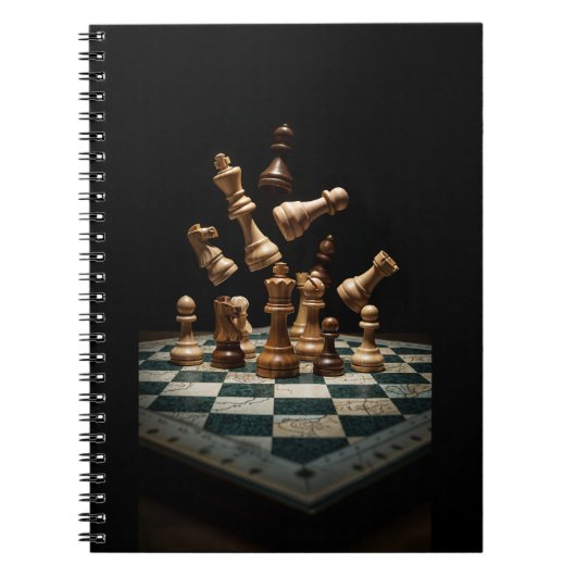 Carnet Chess Pieces in Motion (Devant)