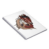 Carnet Cheval à plumes (Côté Droit)