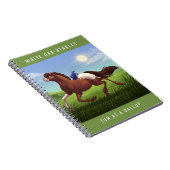Carnet Cheval Appaloosa Galloping Personnalisable (Côté Droit)