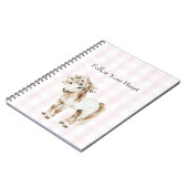 Carnet Cheval aux fleurs (Côté gauche)