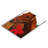 Carnet Cheval avec Bow rouge (Côté gauche)