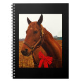 Carnet Cheval avec Bow rouge (Devant)