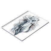 Carnet cheval blanc (Côté gauche)