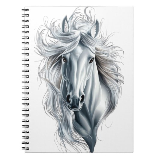 Carnet cheval blanc (Devant)