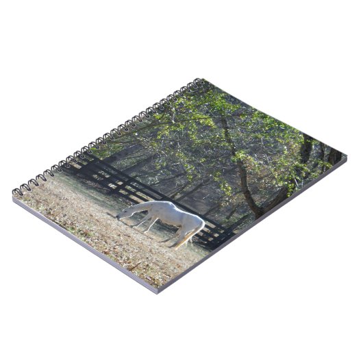 Carnet Cheval blanc dans les arbres (Côté gauche)