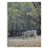 Carnet Cheval blanc dans les arbres (Devant)