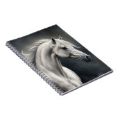 Carnet Cheval Blanc Flower Mane (Côté Droit)