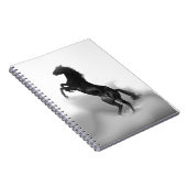 Carnet Cheval blanc noir (Côté Droit)