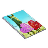 Carnet Cheval blond et Coeurs rose et rouge (Côté Droit)