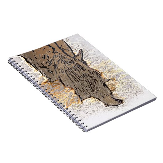 CARNET CHEVAL BROWN (Côté Droit)