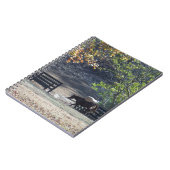 Carnet Cheval Brown à pied à travers la clôture (Côté gauche)