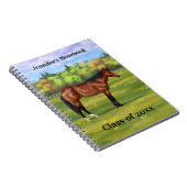 Carnet Cheval Brown Bay Quarter (Côté Droit)