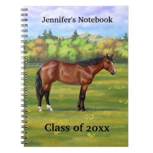 Carnet Cheval Brown Bay Quarter