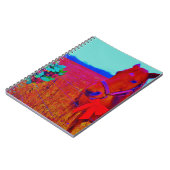 Carnet Cheval Brown couleur Noël : ajouter le nom (Côté gauche)