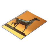 Carnet Cheval Caracoling (bronze) (Côté gauche)