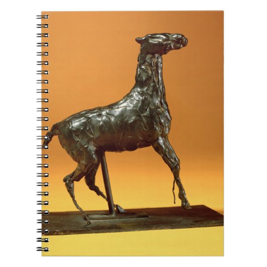 Carnet Cheval Caracoling (bronze) (Devant)