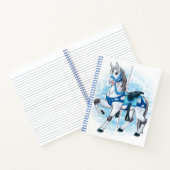 Carnet Cheval Carrousel Gris (Intérieur)