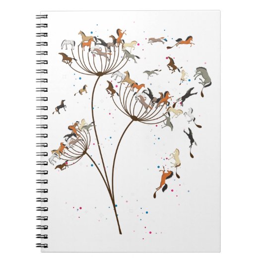 Carnet Cheval Dandelion Horsing Pour Cheval Lover (Devant)