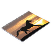 Carnet Cheval dans le coucher du soleil (Côté gauche)