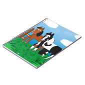 Carnet Cheval de bande dessinée (Côté gauche)