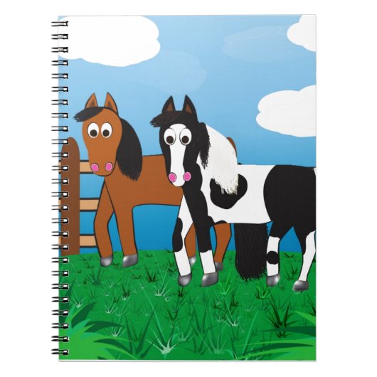 Carnet Cheval de bande dessinée (Devant)