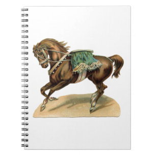 Carnet Cheval de cirque vintage