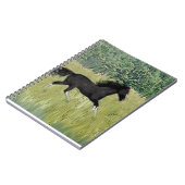 Carnet cheval de course peint (Côté gauche)