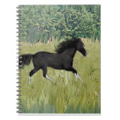 Carnet cheval de course peint (Devant)
