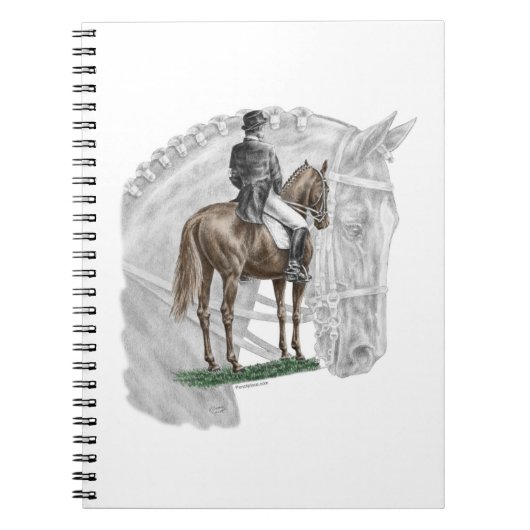Carnet Cheval de dressage de salut de X-Halte (Devant)