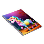 Carnet Cheval de licorne blanche-37474 (Côté Droit)