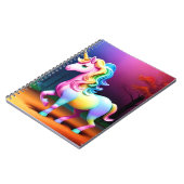 Carnet Cheval de licorne blanche-37474 (Côté gauche)