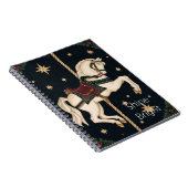 Carnet Cheval de manège de Noël (Côté Droit)