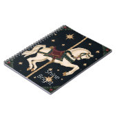 Carnet Cheval de manège de Noël (Côté gauche)