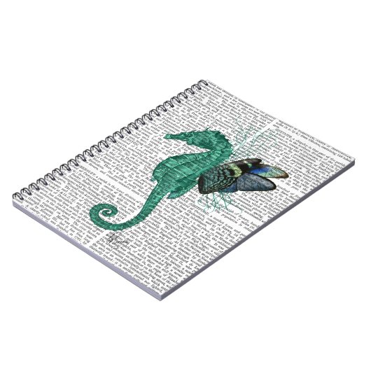 Carnet Cheval de mer ailé (Côté gauche)