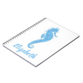 Carnet Cheval de mer personnalisable (Côté gauche)