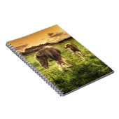 Carnet Cheval de mère et de poulain (Côté Droit)