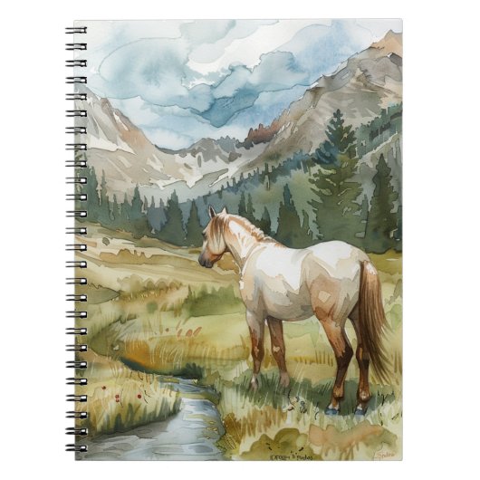 Carnet Cheval de Montagne (Devant)