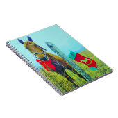Carnet Cheval de Noël Brown (Côté Droit)