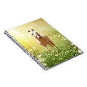 Carnet Cheval de palomino éclairé (Côté Droit)