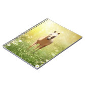 Carnet Cheval de palomino éclairé (Côté gauche)