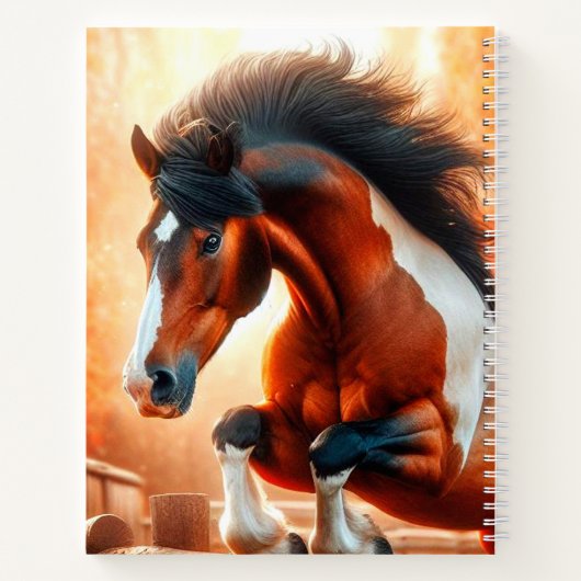 Carnet Cheval de saut (Dos)