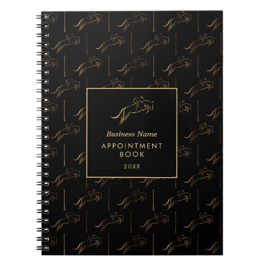 Carnet Cheval de saut | Équitation | Entraîneur de chevau (Devant)