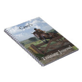 Carnet Cheval de saut personnalisé (Côté Droit)