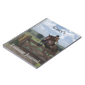 Carnet Cheval de saut personnalisé (Côté gauche)