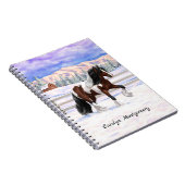 Carnet Cheval de Tinker Tinker Gypsy Vanner Brown Pinto (Côté Droit)